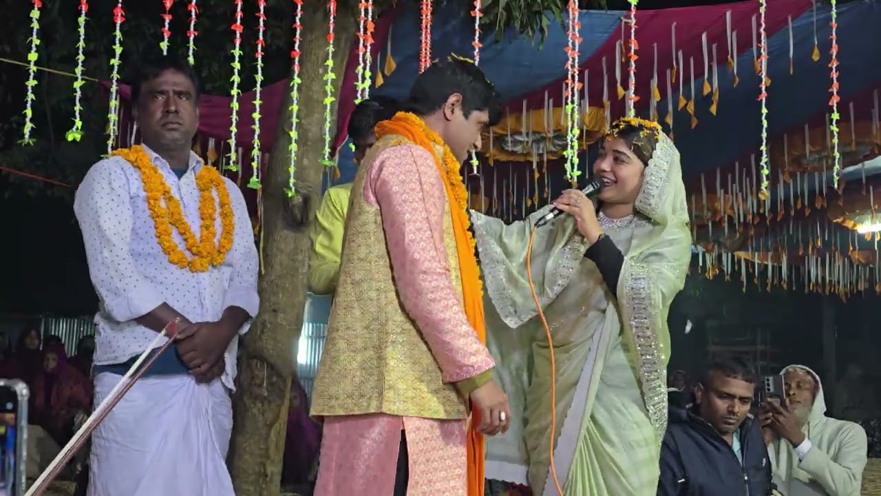 বাউল হবিল  সরকার ও পলি সরকারে ডুয়েট গান। 🌺