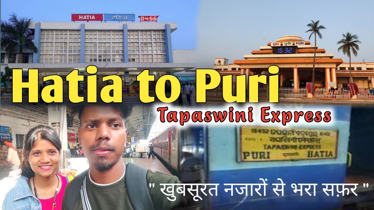 Hatia to Puri Tapaswini Express | Ranchi to Puri Trip 🥰| Travel Vlog | Indian Railways | Saby Minz |