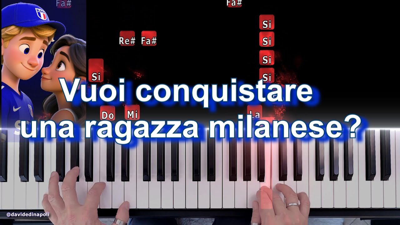 Suona Fotografia di Geolier col Pianoforte, Pianola,  Piano, au Piano.