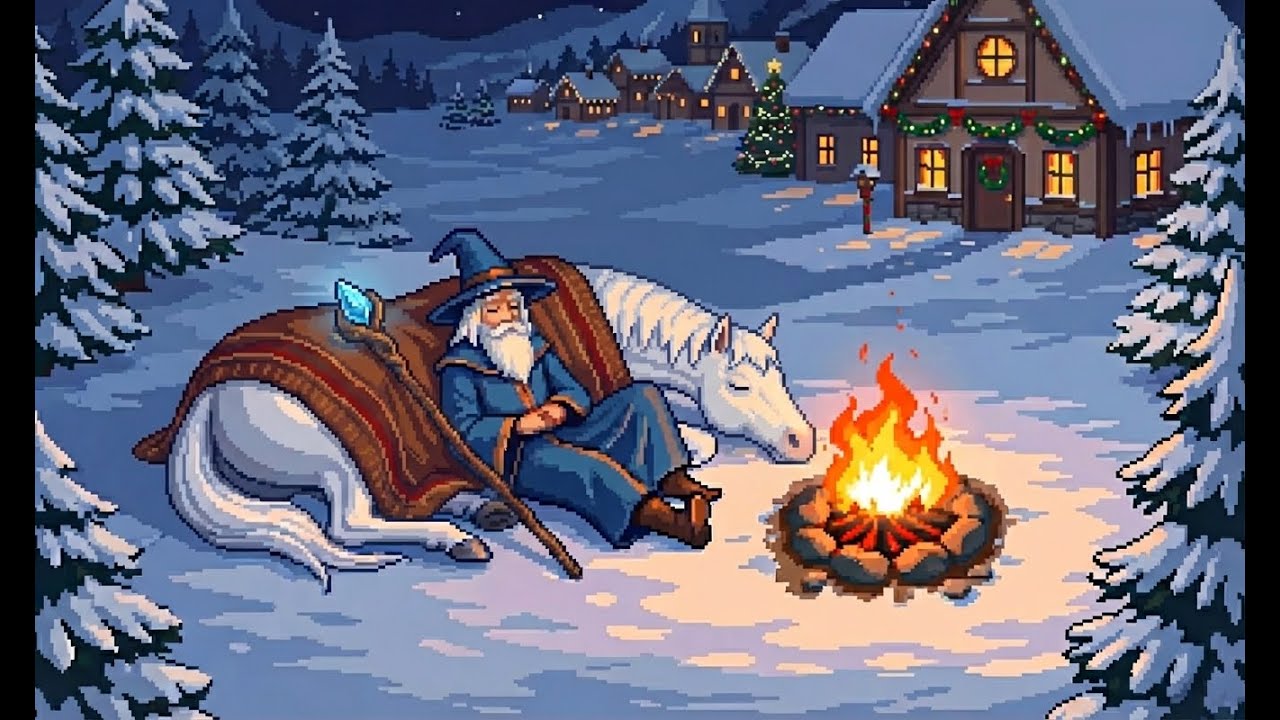 Rest here, traveler | Winter Wizard’s Christmas Camp - Gentle Fantasy BGM