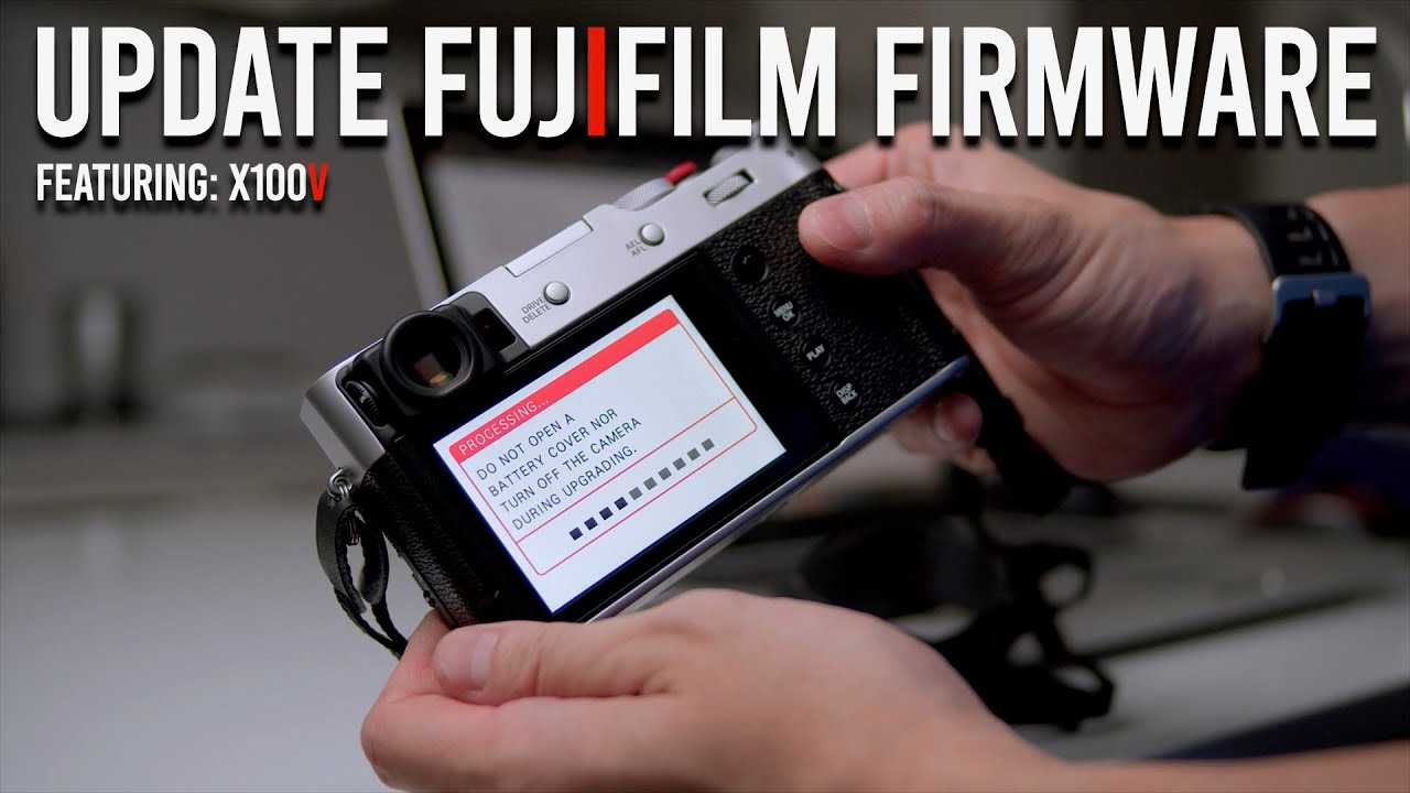 Как обновить прошивку камеры Fujifilm | В разделе Fujifilm X100V