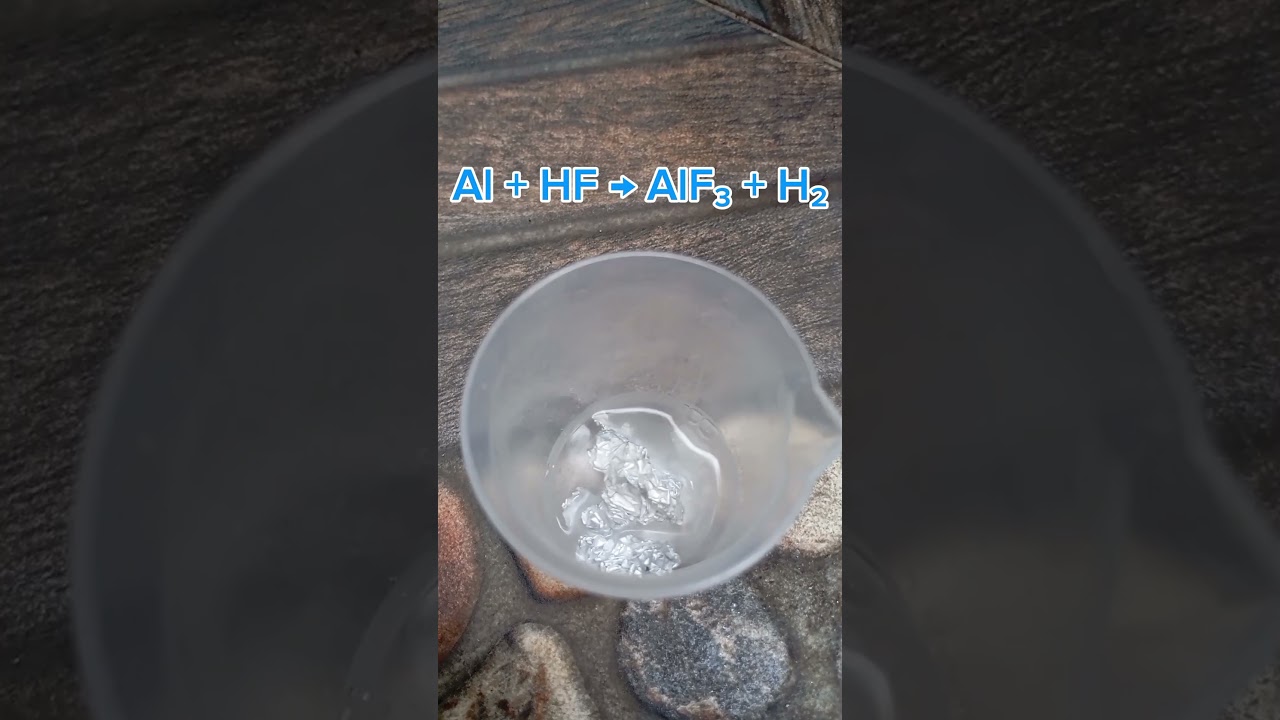 Hydrofluoric Acid + Aluminium Reaction