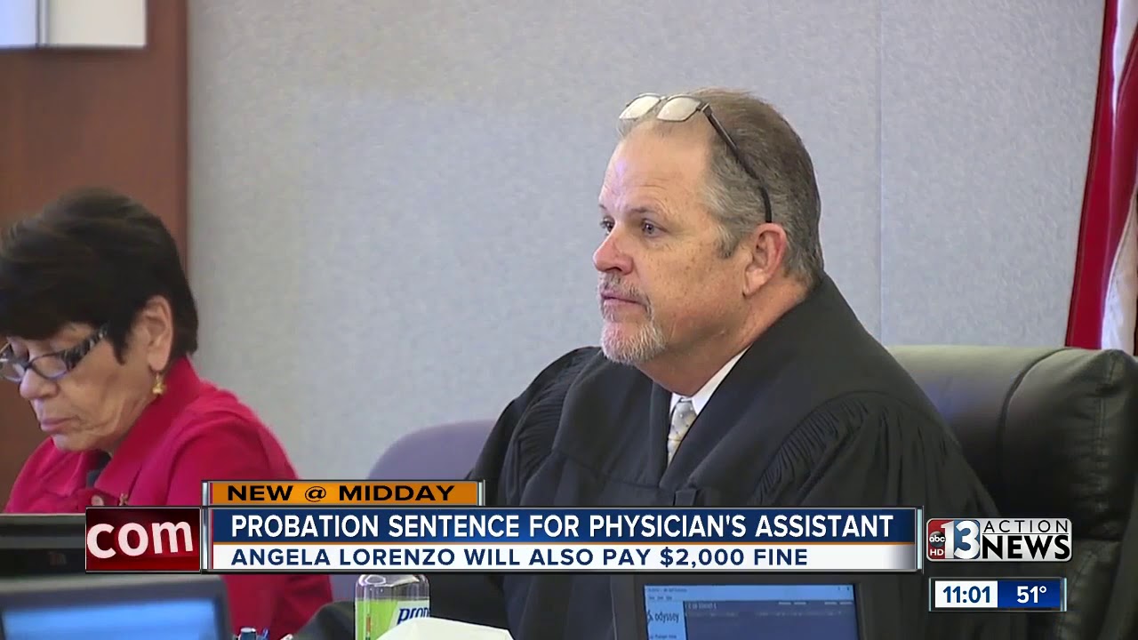 Former physician assistant Angela Lorenzo sentenced to probation