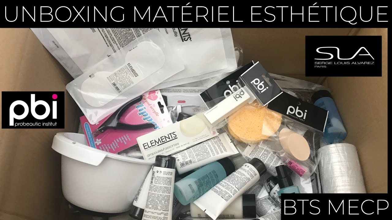 UNBOXING MATÉRIEL BTS MECP/ESTHÉTIQUE
