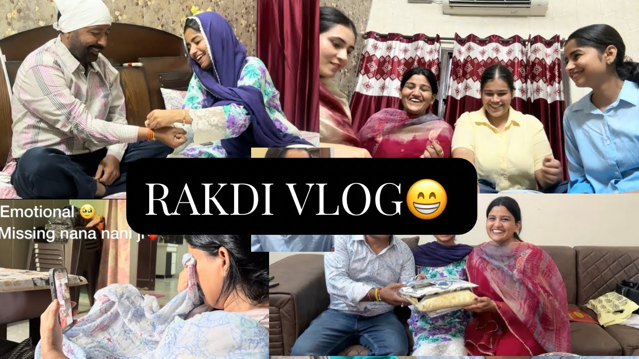 Rakdi Vlog😁|emotional day| fun day|Anmol Sharma|