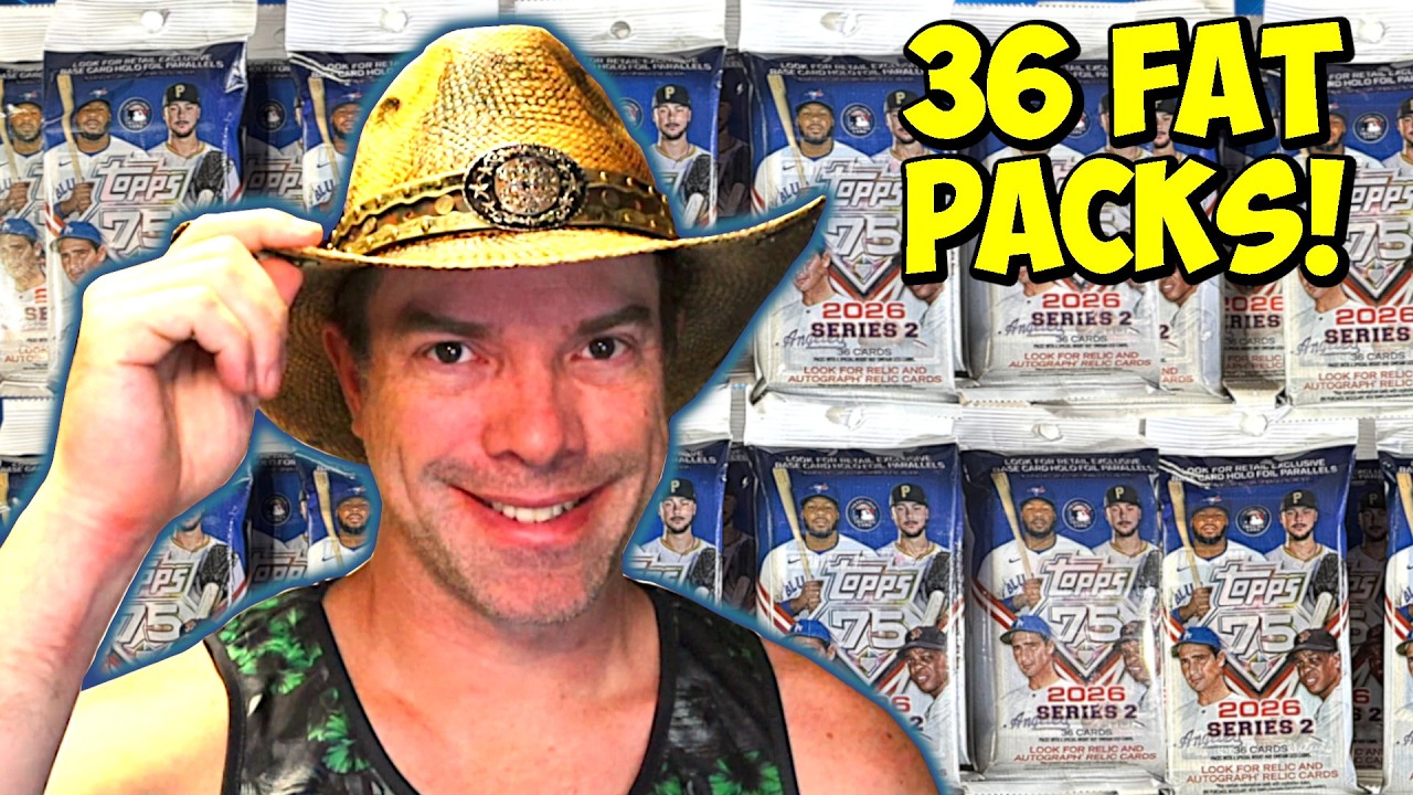 ФЭТ-ПАКЫ ПРОТИВ ДЖАМБО-БОКСОВ!!! Бейсбольные карточки 2026 Topps Series 2