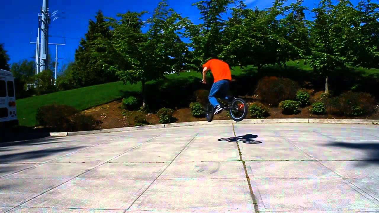 super slow motion 360 bunny hop