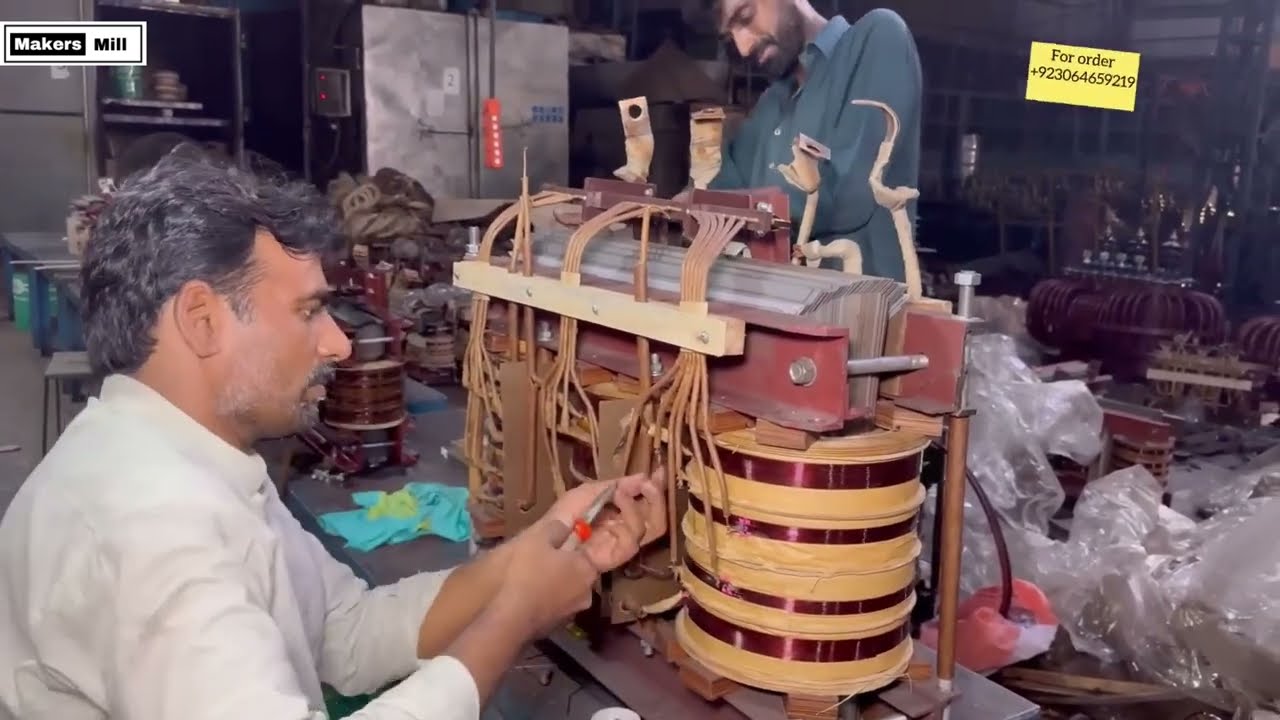 How to make electric power transformer in factory #power #transformers