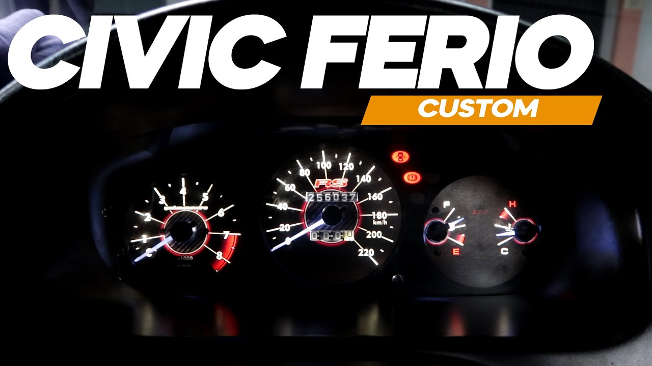 Custom Speedometer CIVIC FERIO biar lebih Modern - SPD Speedometer