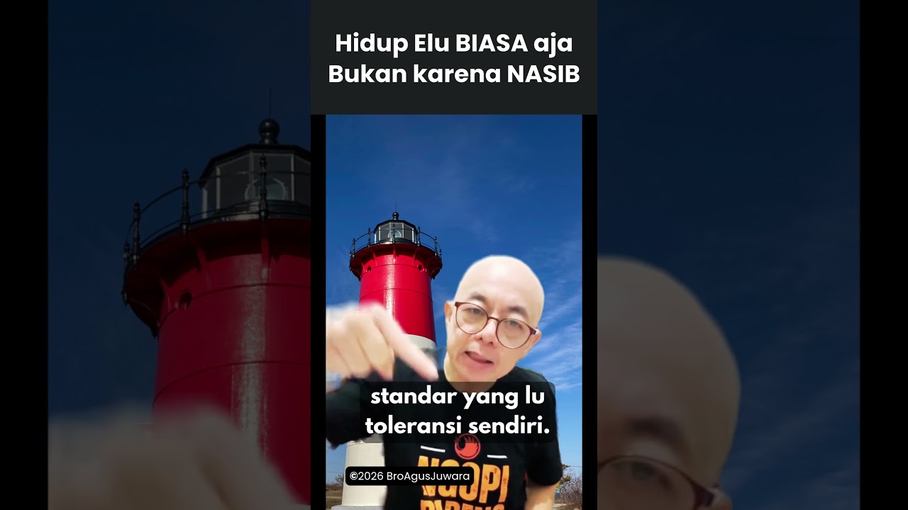 “Lu Nggak Spesial. Terima Aja. 🧊 | Bro Agus Juwara”