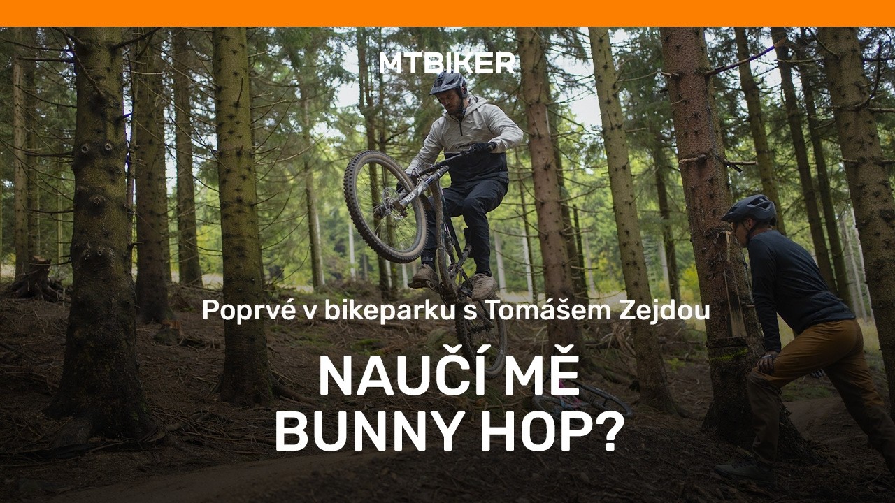 Poprvé v bikeparku: Klopenky a bunny hop