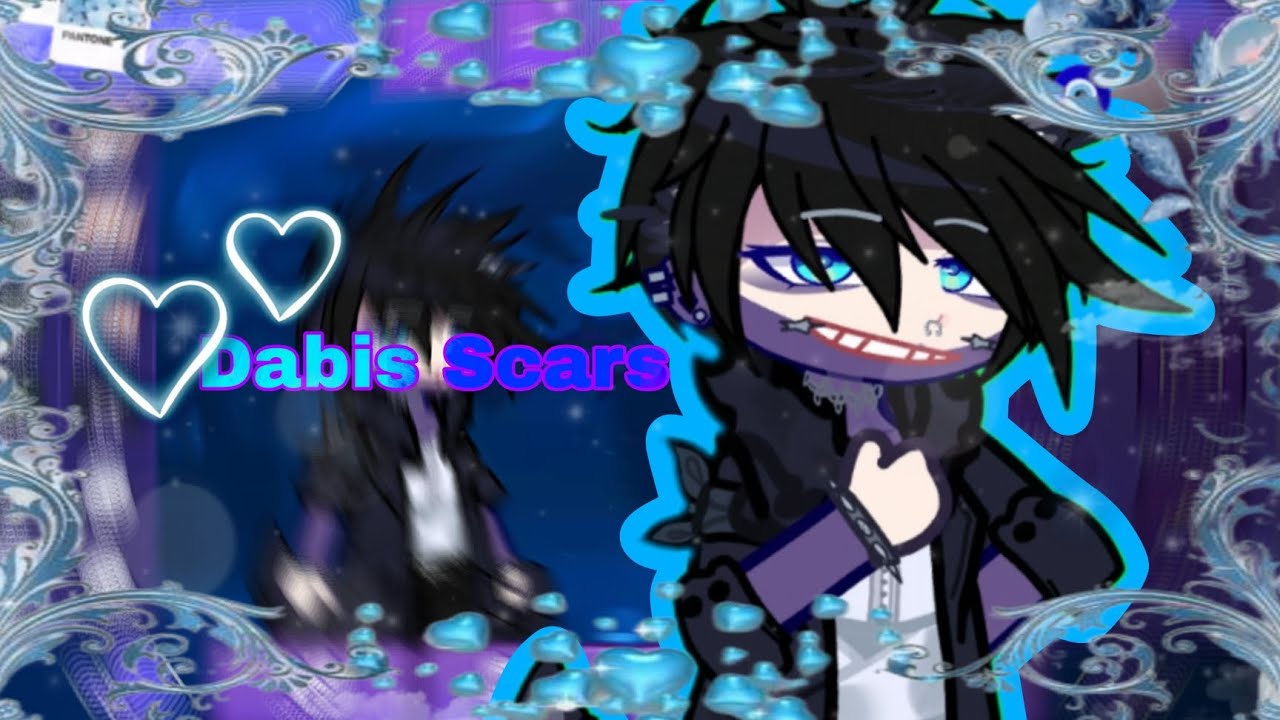Dabi's facial scars in Gacha Tutorial [MHA]