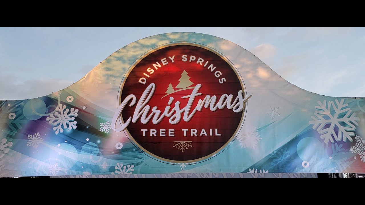 Disney Springs Christmas Tree Trail