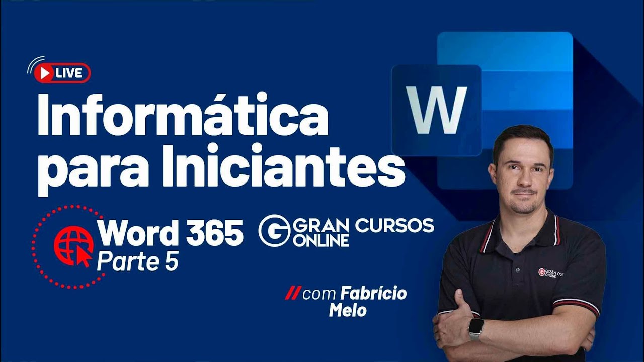 Informática para iniciantes #41: Word 365 - Parte 5 com Fabrício Melo