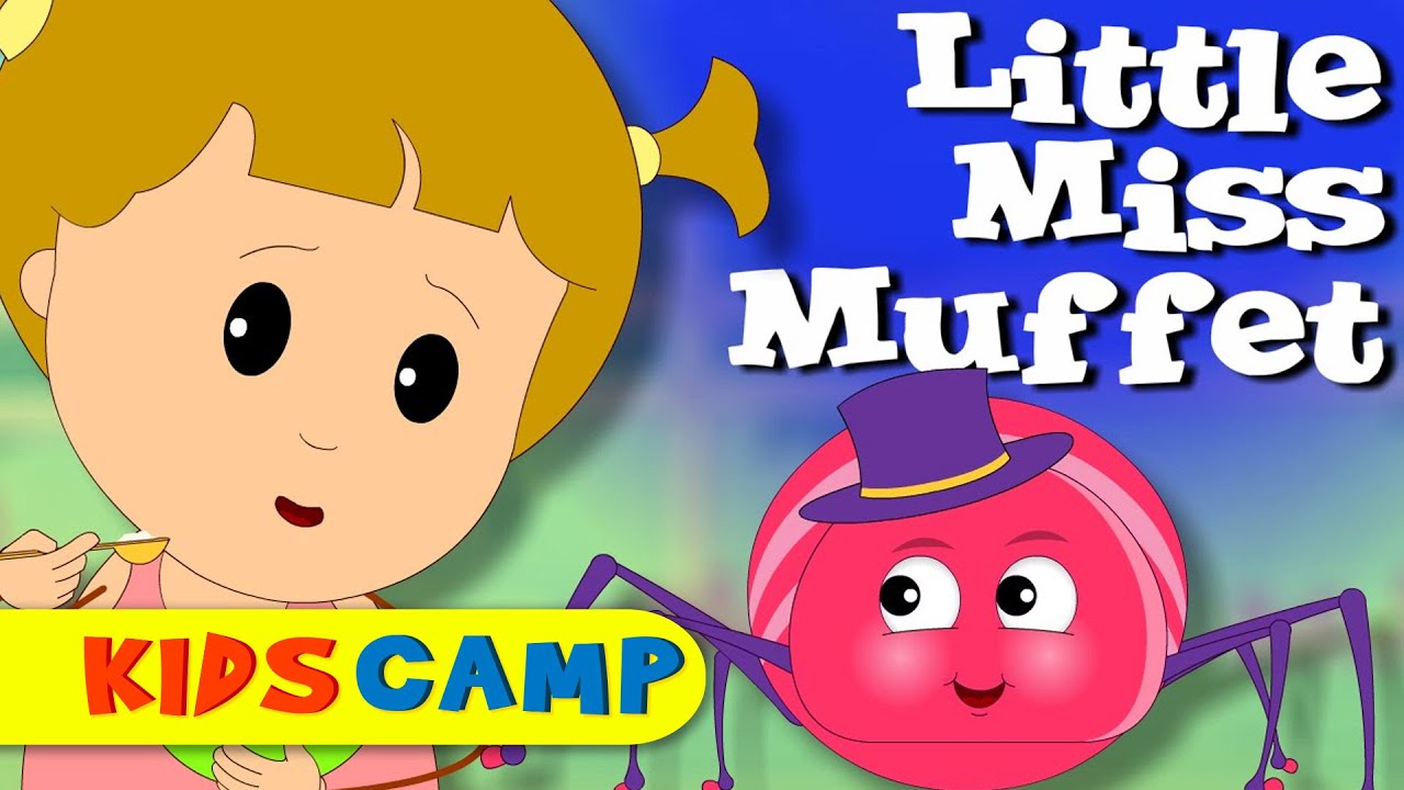 Little Miss Muffet | Nursery Rhymes And Kids Songs by KidsCamp