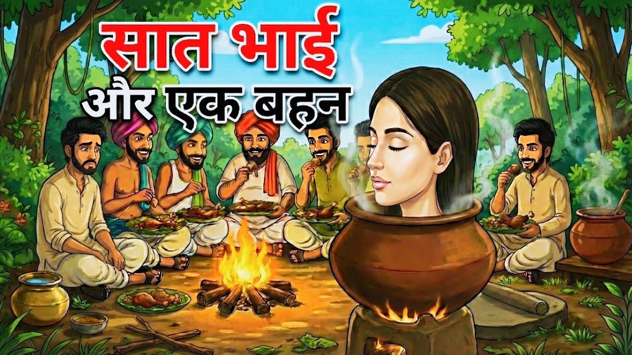 सात भाइयों की इकलौती बहन की दर्दनाक और रहस्यमयी कहानी | Hindi Story | Hindi Kahani | Bedtime Stories