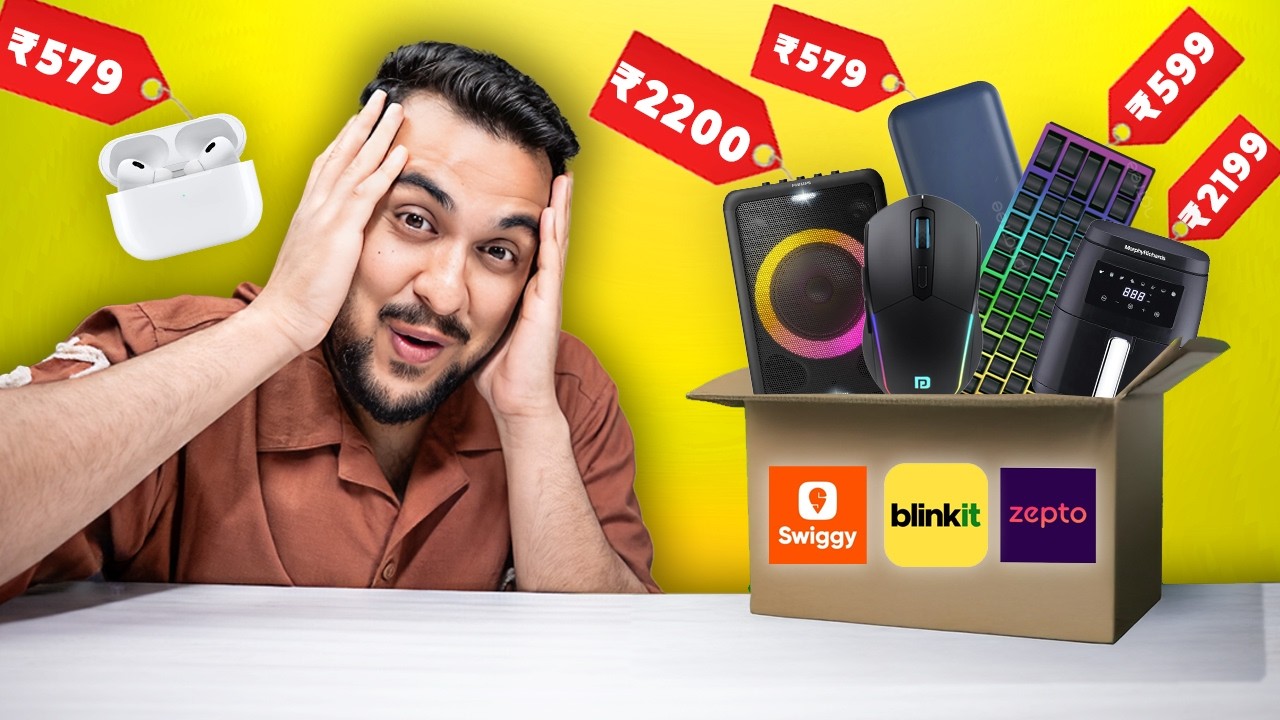 I Bought Cheapest Gadgets on Blinkit Zepto and Instamart!