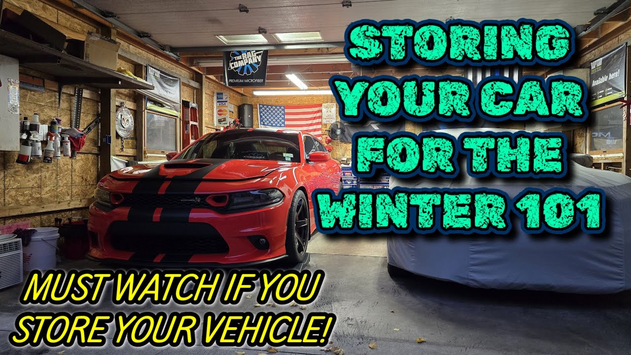 Car winter storage tips | Dodge Charger
