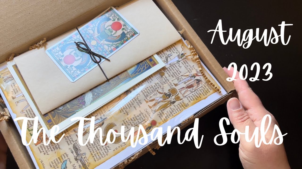 The Thousand Souls, The Witches Moon Box, August 2023, Subscription Unboxing #Egyptian #witchesmoon
