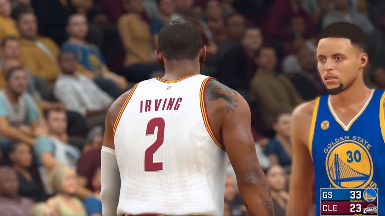 NBA 2K17 - Golden State Warriors vs Cleveland Cavaliers | Gameplay (PC HD) [1080p60FPS]