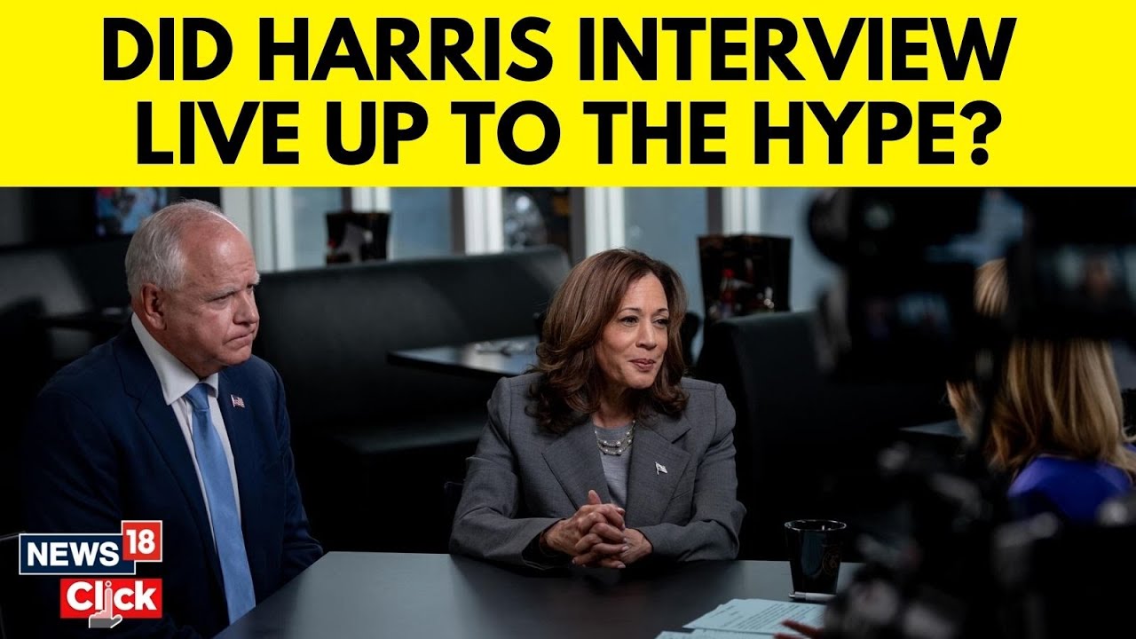 US Elections 2024: Kamala Harris&rsquo;s Much-Hyped First Major Interview As Nominee | Hit Or Miss? | N18G