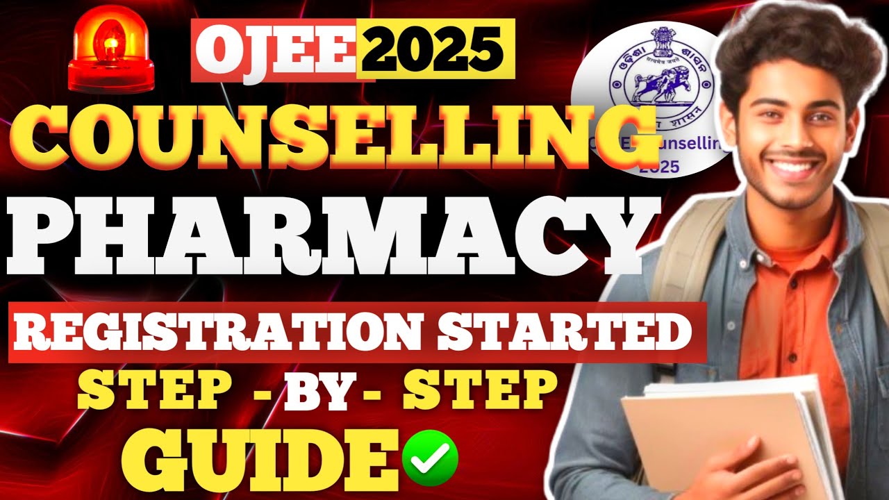 OJEE counselling registration for pharmacy Courses (B Pharmacy, M Pharmacy, LE Pharmacy) ||