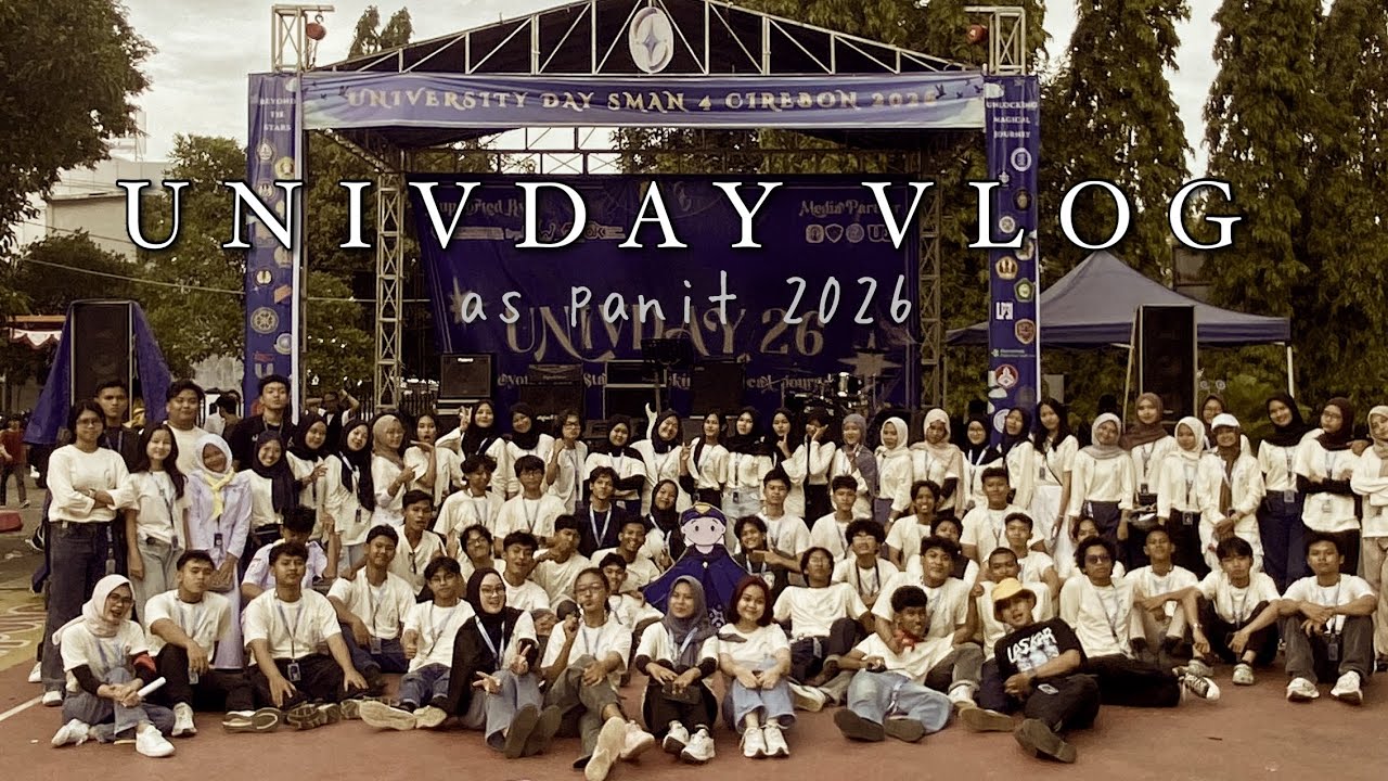 VLOG || Seharian with Dew’s || As panit Univday 2026🤩✌🏻