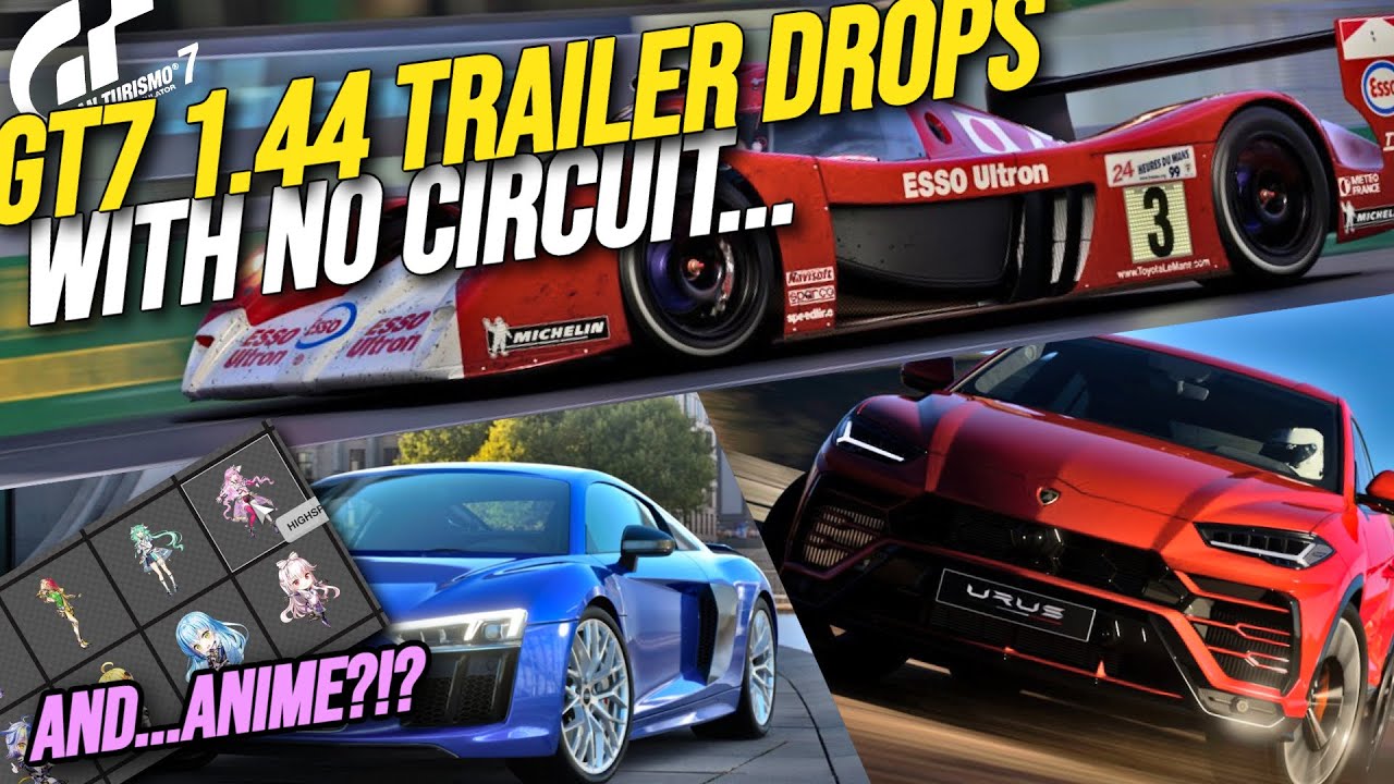 No Circuit Yet Again, and...Anime Stickers!? | GT7 March 1.44 Update Trailer News | Gran Turismo 7