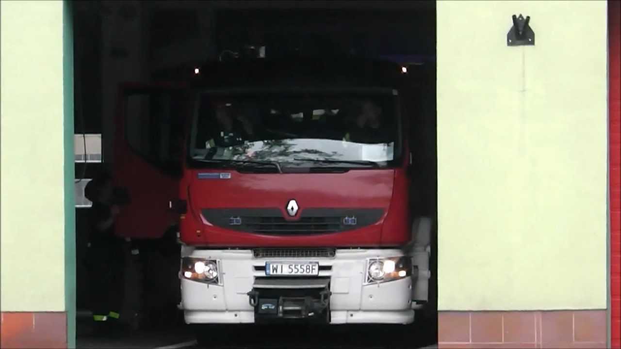 Straż pożarna: Dwa wyjazdy alarmowe zastępów z JRG 1 Warszawa