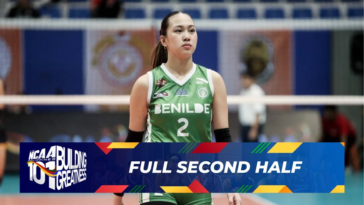 FULL SECOND HALF - JRU Lady Bombers vs Benilde Lady Blazers | NCAA Season 101