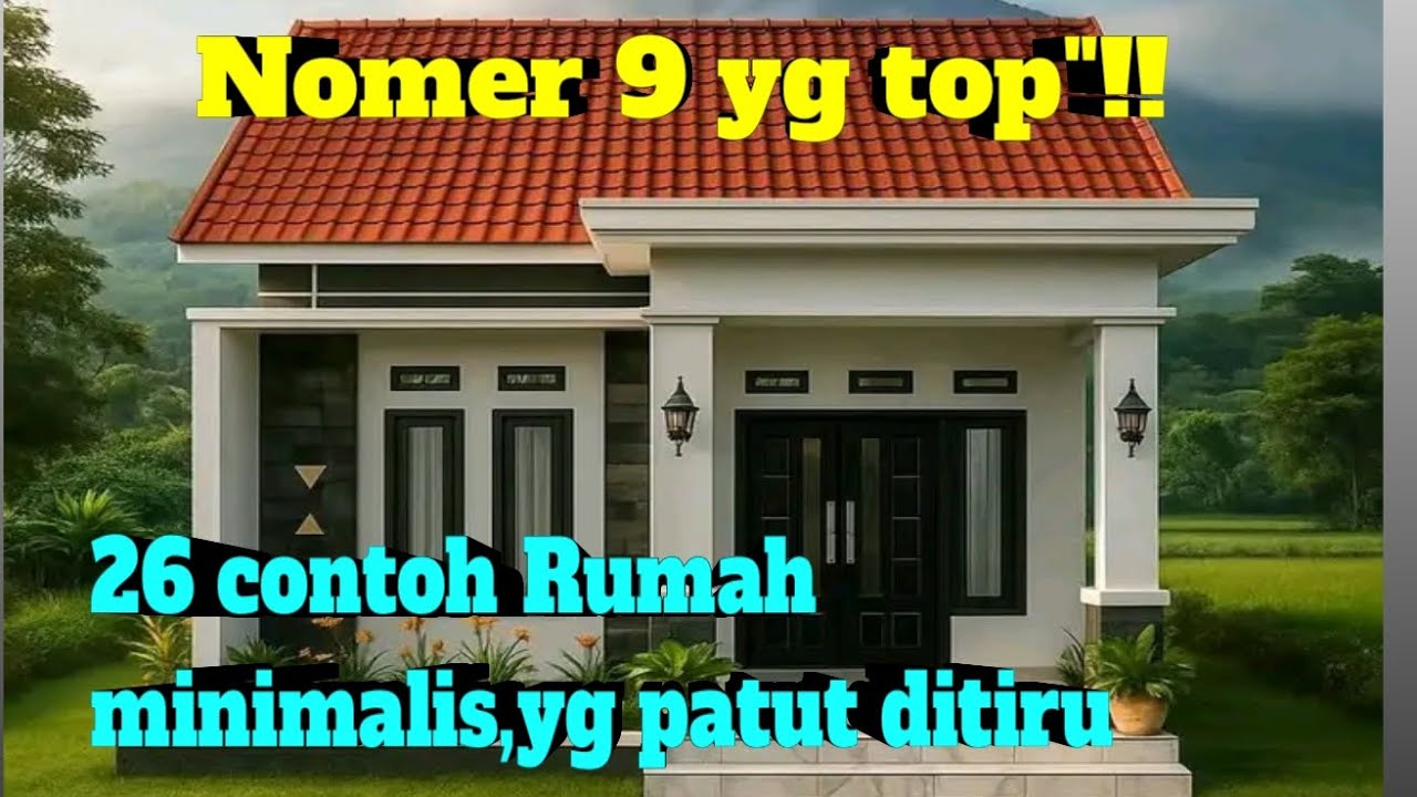 26 contoh rumah minimalis yg patut ditiru,terbaru