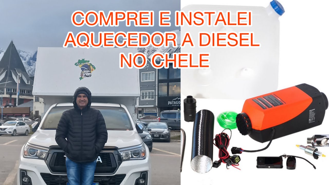 INSTALAÇÃO DO AQUECEDOR  A DIESEL  PASS0 A PASSO