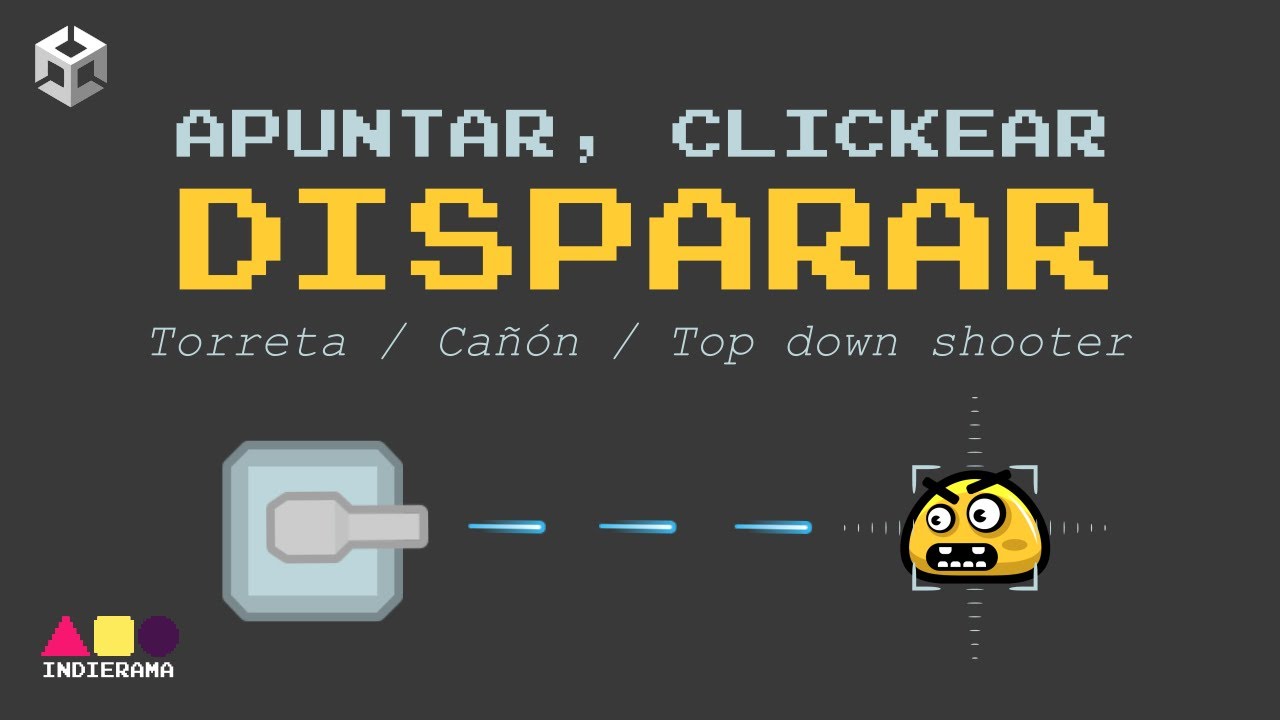 Apuntar, clickear y disparar en Unity - TORRETA / CAÑÓN