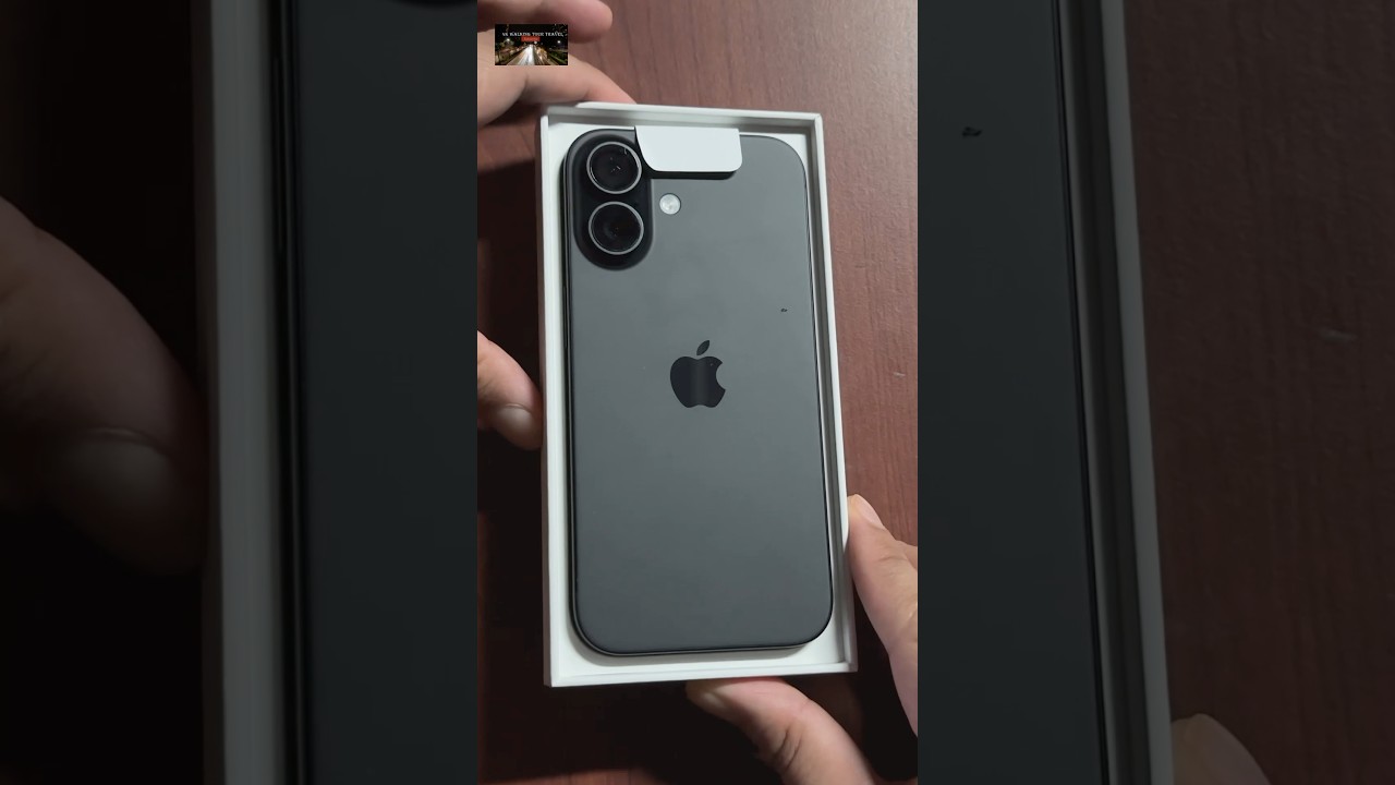 UNBOXING Apple iPhone 16 128GB Black