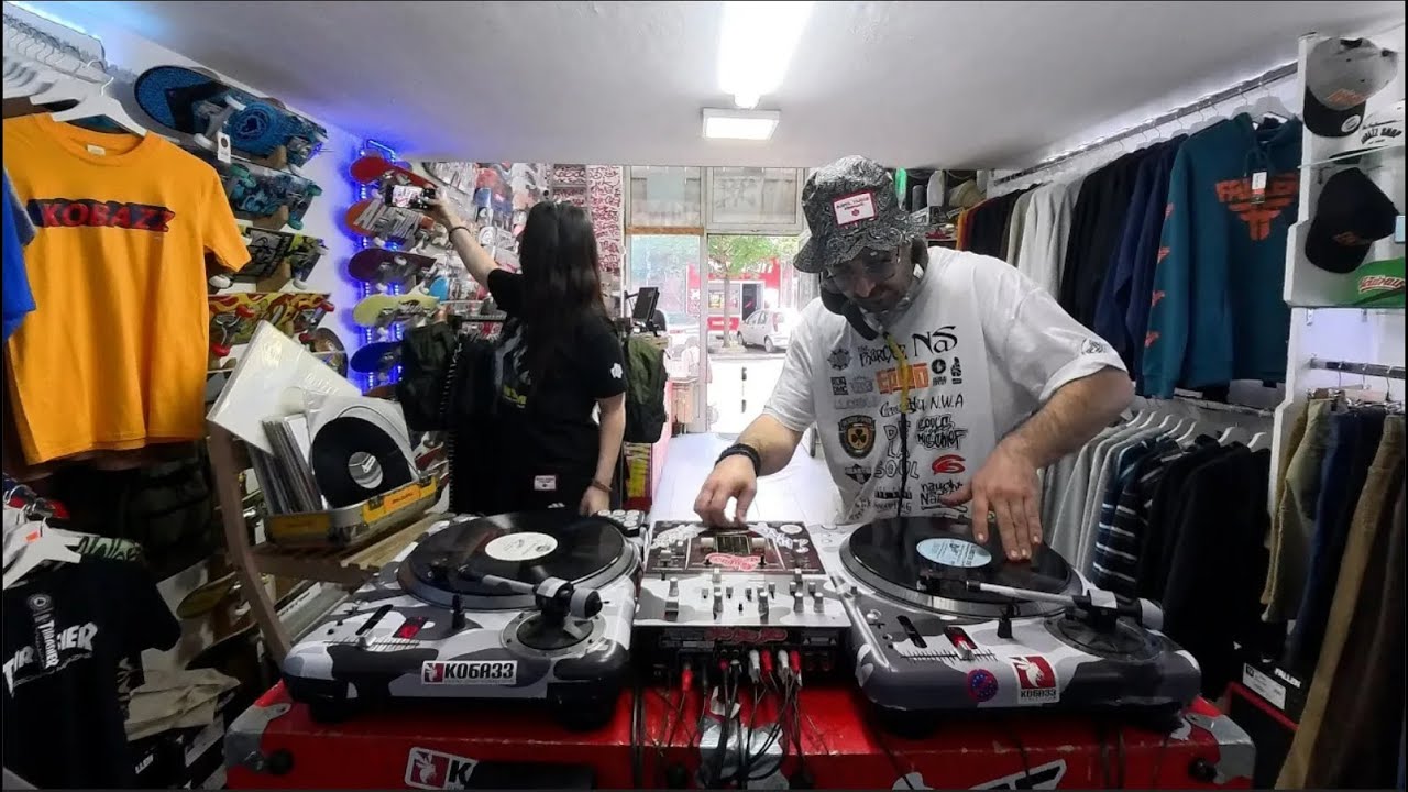 Full vinyl 90s Hip-Hop classics  / Mix by DJ Doobie Kutz / Kobazz skate shop  vol 9.