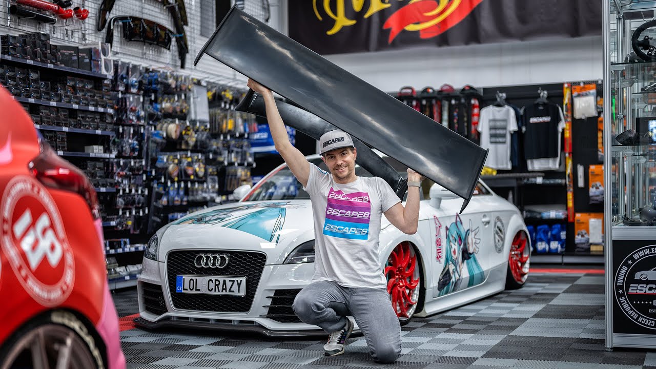 Velký křídlo na naše Escape6 Audi TT 😲