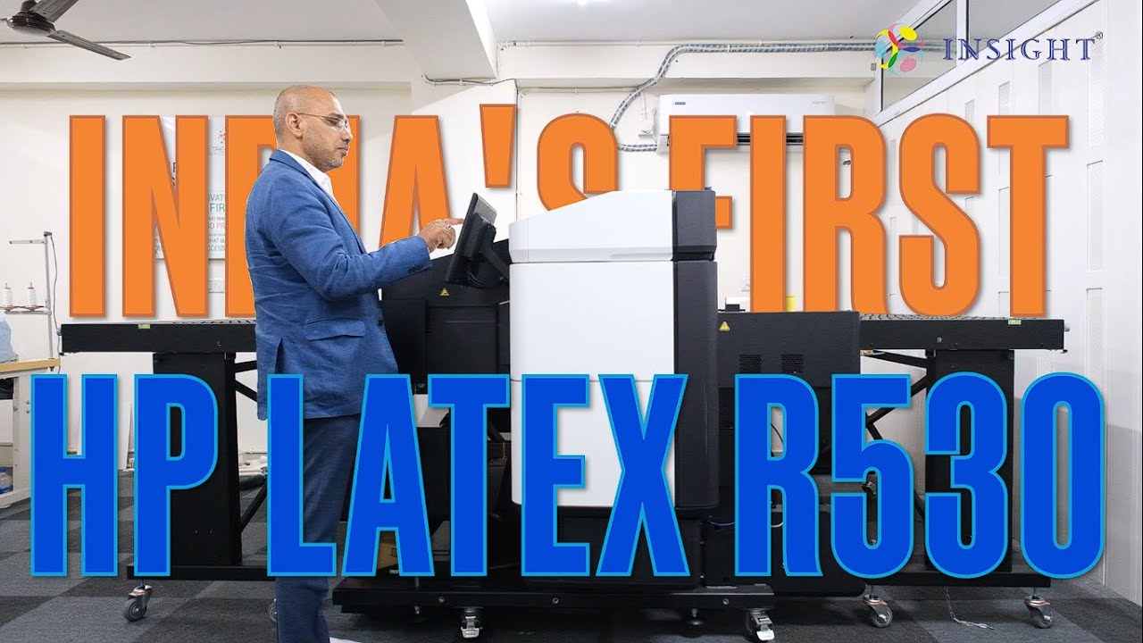 India’s First HP Latex R530 is here! | Design Tree Brand Solution