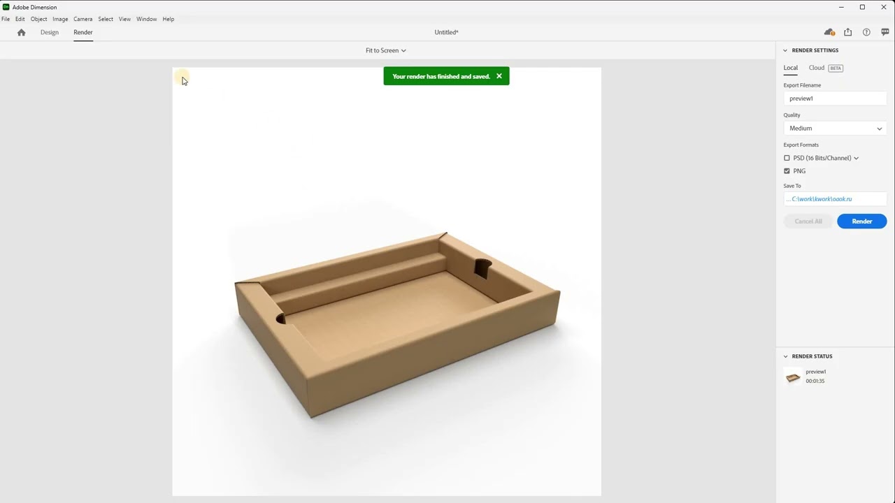 Лоток с буферными бортами из гофрокартона