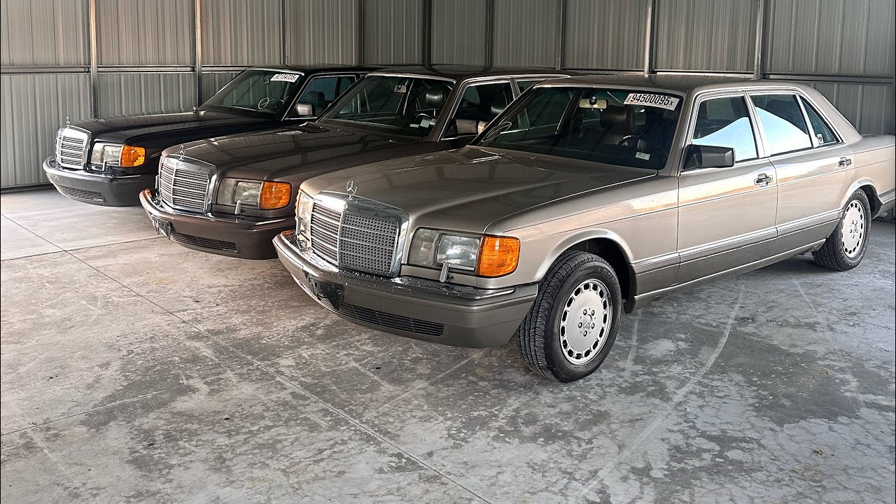 3 X 560SEL MERCEDES W126 89, 91,91