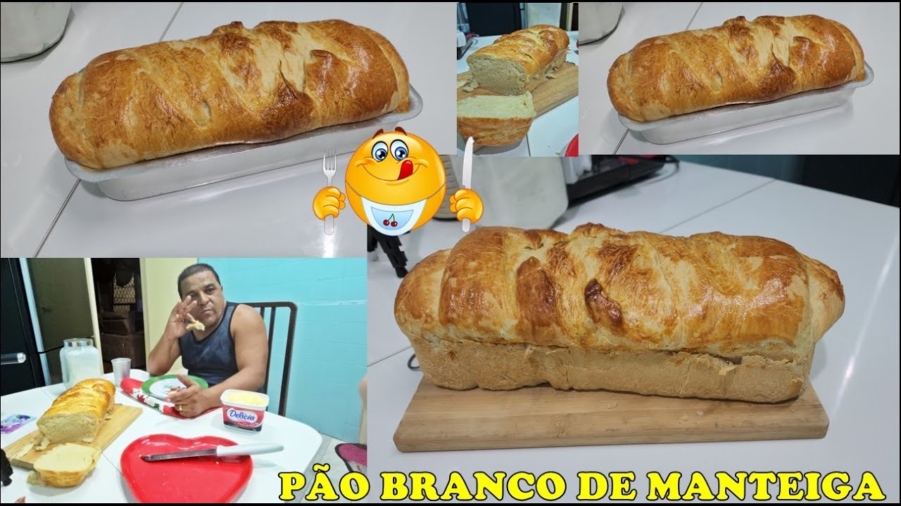 TARDE CHUVOSA FIZ PÃO BRANCO DE MANTEIGA SUPER FÁCIL