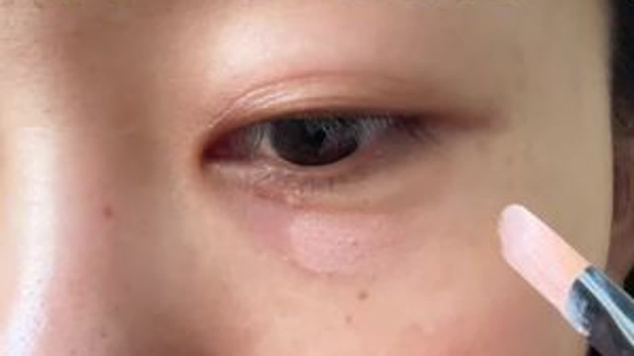 让新手能看清细节的遮黑眼圈泪沟教程#遮瑕 #遮瑕教程 #遮黑眼圈泪沟 #遮黑眼圈泪沟教程