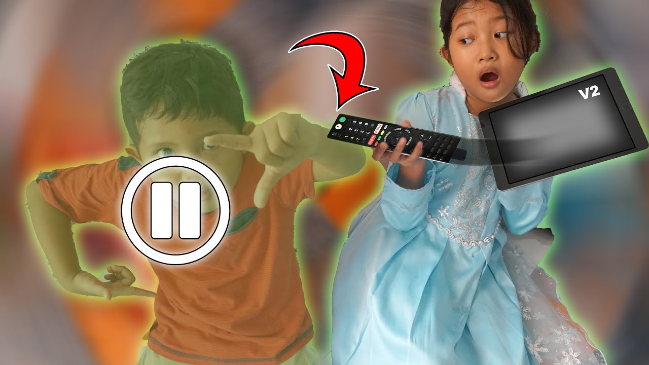 Drama Rere Dapat Remote Ajaib V2 Lebih Keren 🤩 Bisa Perintah Suara dan Pause Adiknya | Rere Channel