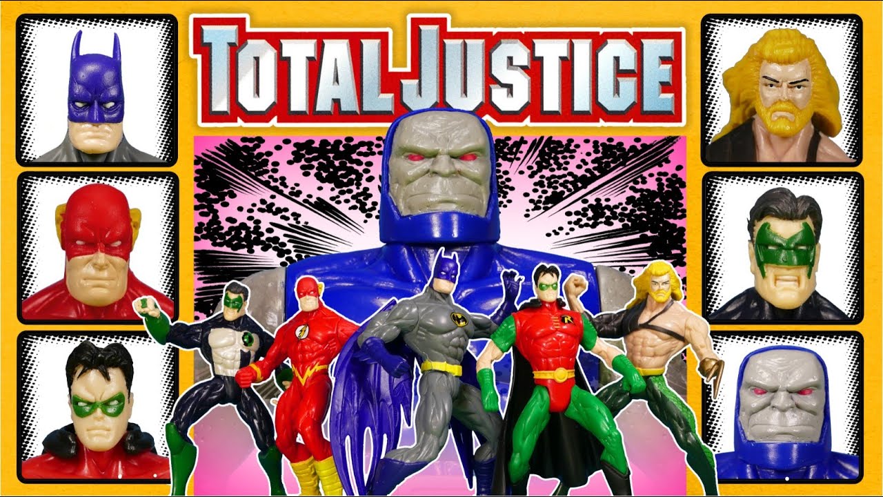 Unboxing Kenner Total Justice Series One Vintage Action Figures