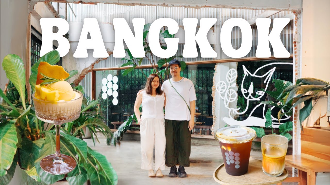 Bangkok Thailand Vlog 🇹🇭 Best Thai Street Food, Cafe Hopping, Chinatown, Thailand Travel 2025