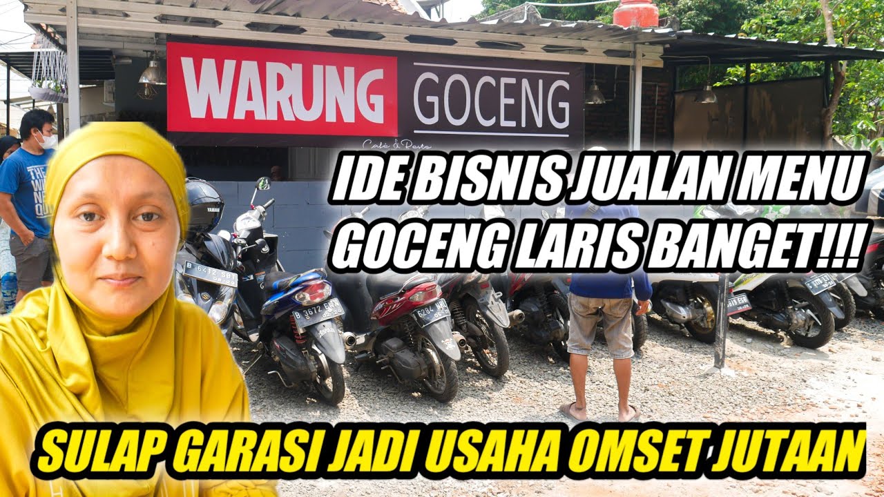 OMSET JUTAAN PERHARI PADAHAL JUAL MENU GOCENGAN!!!GARASI RUMAH JADI CAFE!!!