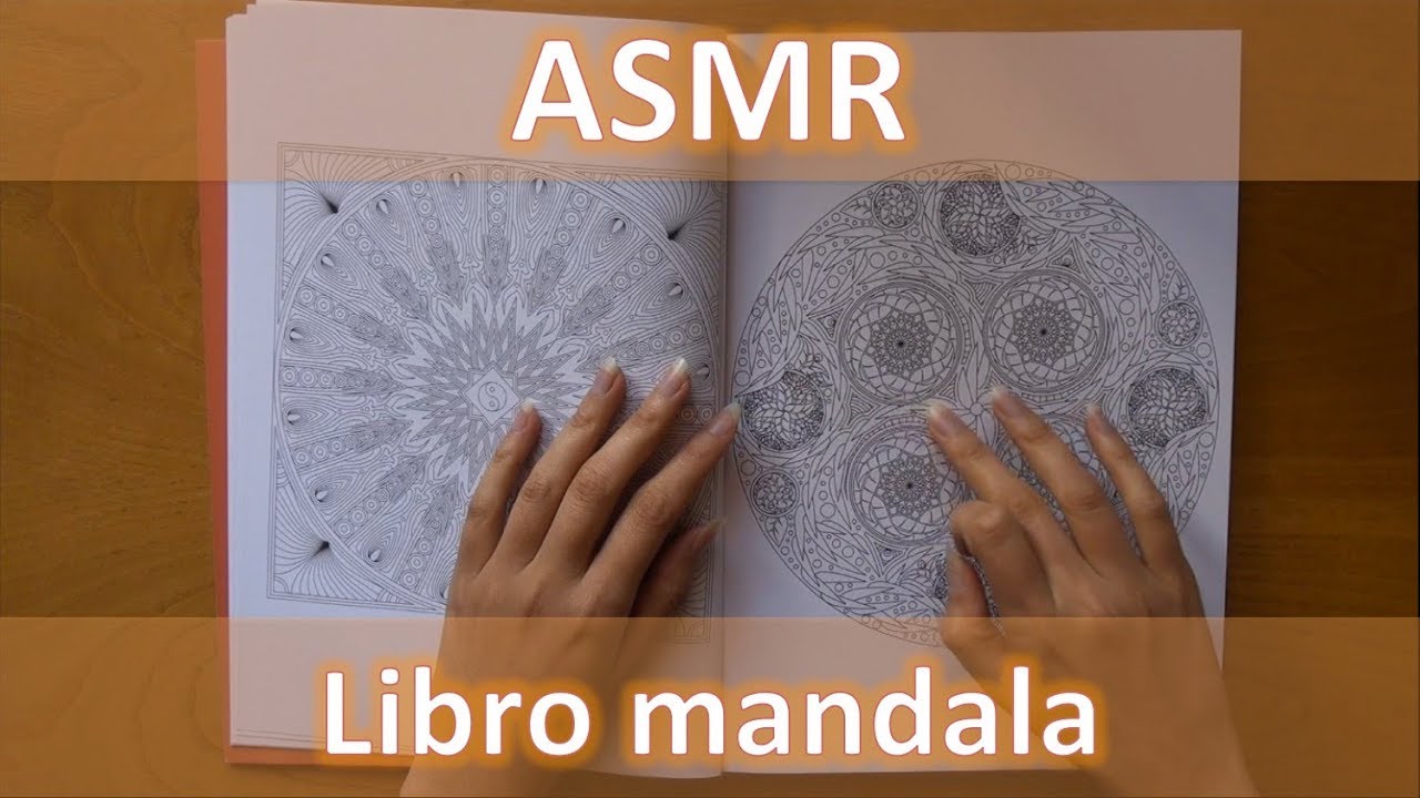ASMR ITA Show & Tell Libro dei mandala - Art therapy [soft speaking]