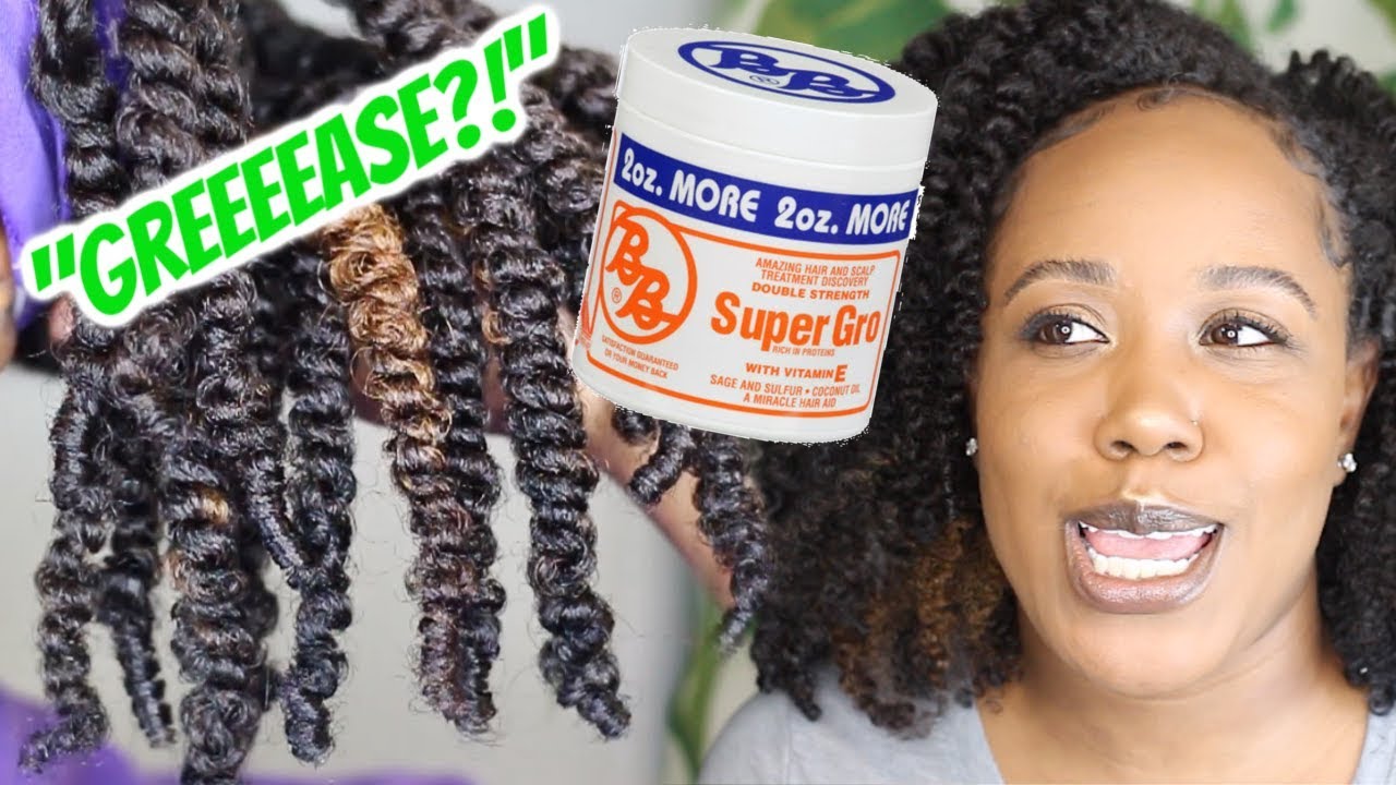 I used HAIR GREASE on my natural hair after 10 YEARS! The NOSTALGIA!