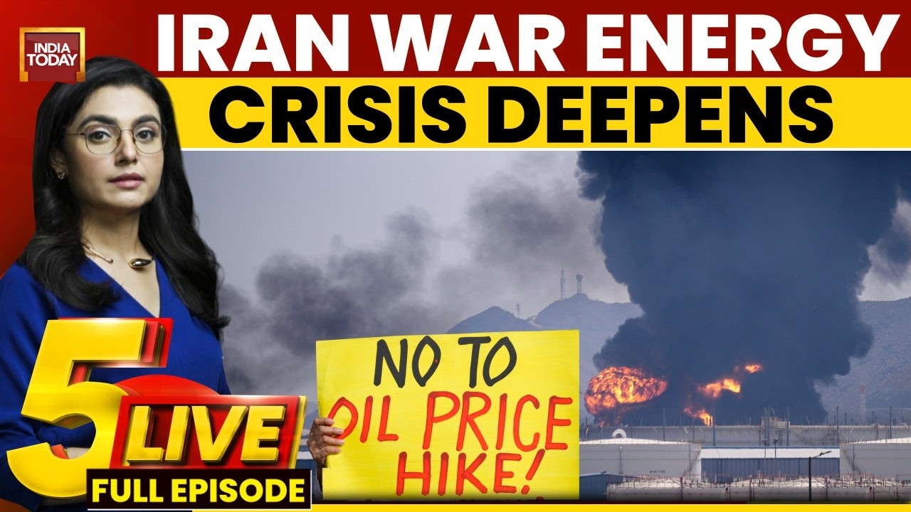 War Day 20: US Strikes Iranian Ships, Energy War Escalates As Markets Crash Over 2,500 Points |5Live