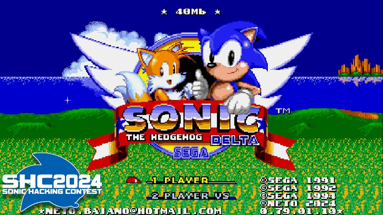 Sonic Delta Next (40Mb) (SHC '24 Update) ✪ Full Game Playthrough (1080p/60fps)