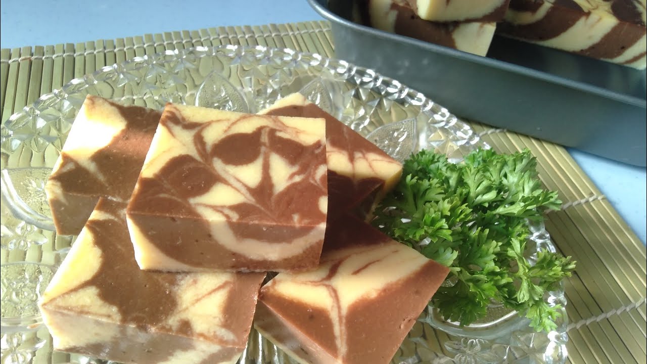 Puding kastard - pemanis mulut TERBAIK dan sangat sedap!